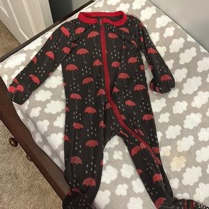 Kickee Pants 12-18mo. Zip Up Footie